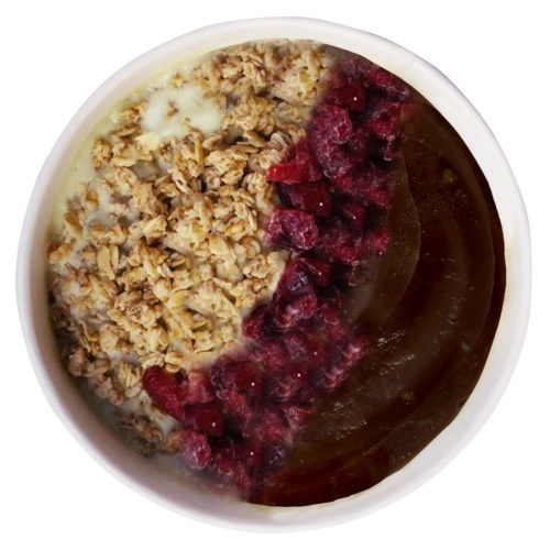 Double Matcha Trail Mix Froyo